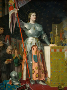 Joana D'arc na coroação de Charles VII